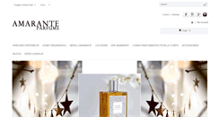 Desktop Screenshot of amaranteparfums.com